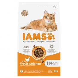 IAMS Advanced Nutrition Senior Cat 11+ mit Huhn - Sparpaket: 2 x 3 kg