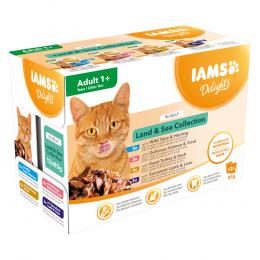 IAMS Delights Adult Land & Sea Mix - in Gelee (12 x 85 g)