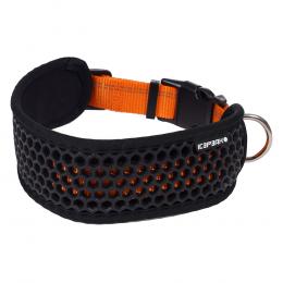 Icepeak Pet® Comb Halsband, orange - Größe L: 40 - 60 cm Halsumfang, 60 mm breit