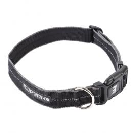 Icepeak Pet Halsband Highway Basic, schwarz - Größe M: 30 - 50 cm Halsumfang, 25 mm breit