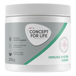 Immune System Support Supplements Chews - Concept for Life - Sparpaket: 2 x 270 g