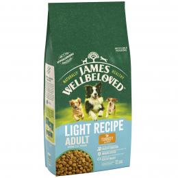 James Wellbeloved Adult Dog Light Hypoallergenic Pute & Reis - Sparpaket: 2 x 12,5 kg