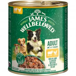 JAMES WELLBELOVED Adult Lamm und Huhn Pastete 6x800 g