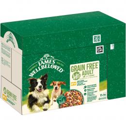 JAMES WELLBELOVED Lamm & Huhn in Sauce 12x90 g