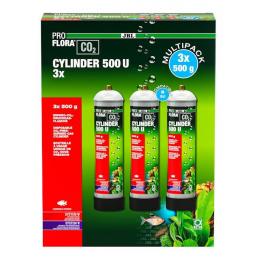 JBL ProFlora CO2 Cylinder u500 Einwegflasche Vorteilspack 3x500g