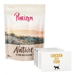 Jetzt probieren: Purizon - getreidefrei - Trockenfutter NEUE Rezeptur: Huhn mit Fisch - 100 g