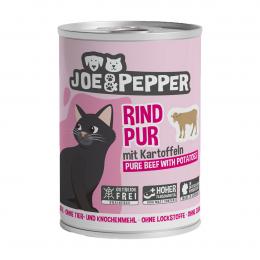 Joe und Pepper Cat Rind pur mit Kartoffeln 6x400g