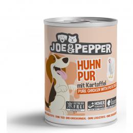 Joe und Pepper Dog Huhn pur mit Kartoffeln 6x400g