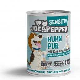 Joe und Pepper Dog Sensitiv Huhn pur mit Reis und Karotten 6x400g