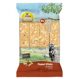 JR Farm 4x Peanut Sticks Schalenfrei 640 g - mit Nüssen