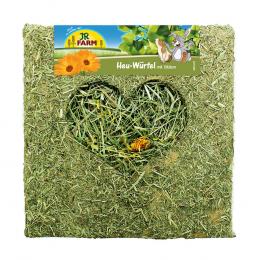 JR Farm Heu-Würfel mit Blüten  - 2 x 450 g (groß)