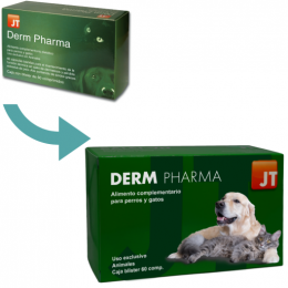 Jtpharma Ergänzung Für Hunde Und Katzen Derm Pharma 60 Tabletten 60