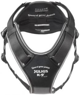 Julius K9 Idc Longwalk-Geschirr Schwarz 2Xs