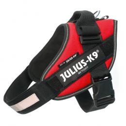 JULIUS-K9 IDC®-Powergeschirr - rot - Größe 0: Brustumfang 58 - 76 cm