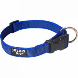 Julius K9 Nylonhalsband Mit Blauem Ring 39-65Cm X 25Mm