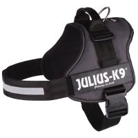 JULIUS-K9® Powergeschirr - anthrazit - Größe Mini: 49 - 67 cm Brustumfang