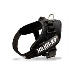 JULIUS-K9® Powergeschirr - schwarz - Größe 0: 58 - 76 cm Brustumfang