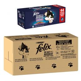 Jumbopack Felix + 44 x 85 g Pouches gratis! - 120 x 85 g 