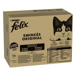 Jumbopack Felix Classic Pouches 120 x 85 g - Fleisch- & Fisch-Mixpaket (4 Sorten)