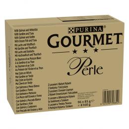 Jumbopack Gourmet Perle 96 x 85 g - Fisch-Mix in Sauce