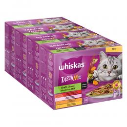 Jumbopack Whiskas Tasty Mix Portionsbeutel 96 x 85 g - Chef's Choice in Sauce