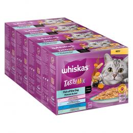 Jumbopack Whiskas Tasty Mix Portionsbeutel 96 x 85 g - Fish of the Day in Sauce