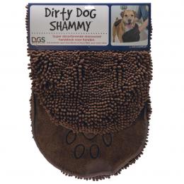 Karlie Dirty Dog Shammy Handtuch 80x35cm braun