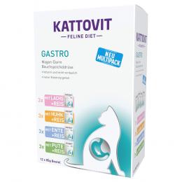 Kattovit Feline Gastro Pouch 24 x 85 g - Mix (4 Sorten)