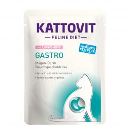 Kattovit Gastro Lachs und Reis 24x85g