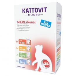 Kattovit Niere/Renal Pouch 12 x 85 g - Mix - Mixpaket (4 Sorten)