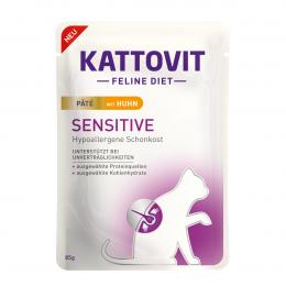 Kattovit Sensitive Paté mit Huhn 10x85g