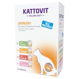 Kattovit Urinary Pouches 12 x 85 g - Mix - Mix (4 Sorten)