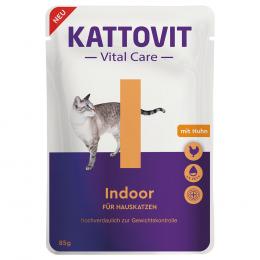Kattovit Vital Care Indoor Pouches mit Huhn - 85 g