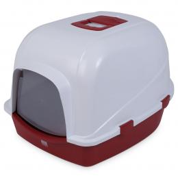 Katzentoilette Eclipse L - 56x70x46cm rot
