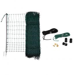 Kerbl Geflügelnetz Doppelspitze ohne Strom - L 25 m x B 106 cm