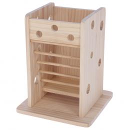 Kerbl Pet Heu- und Gemüseturm für Kleintiere - L 24 x B 24 x H 30 cm
