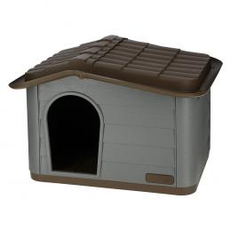 Kerbl Pet Katzenhaus Paola Eco - blau / grau: L 75 x B 59 x H 55 cm