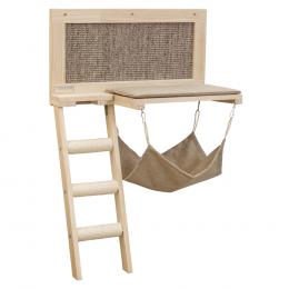 Kerbl Pet Katzenliegebrett Timber - braun