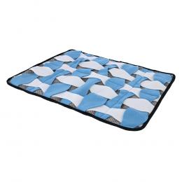 Kerbl Pet Schnüffelteppich - L 60 x B 44 cm, blau/weiß