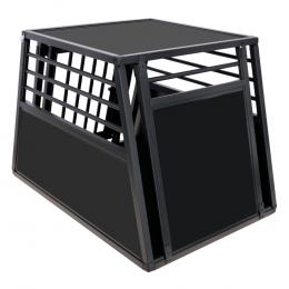 Kerbl Pet Transportbox Vacation aus Alu, graphite - B 65 x T 92 x H 65,5 cm
