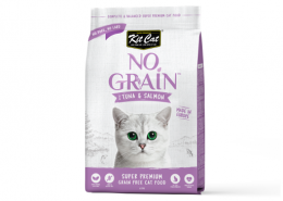 Kit Cat No Grain Thunfisch & Lachs Haut- Und Fellfutter Für Katzen 1