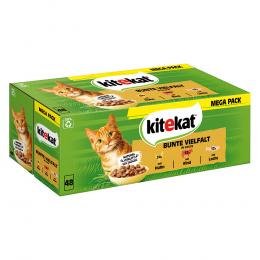 Kitekat Frischebeutel 96 x 85 g - Bunte Vielfalt in Soße