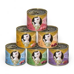 KITTY Cat Adult Pate 6 x 200 g - Mixpaket I (6 Sorten)