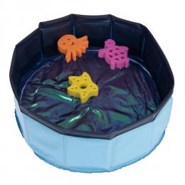 Kitty Pool mit schwimmfähigem Spielzeug - 1 Stück