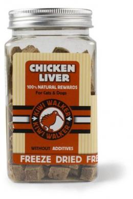 Kiwi Walker Gefriergetrocknete Hühnerleber Snack  130 Gr