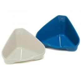 Kleintier Ecktoilette - Maße: L18 x B13 x H9 cm