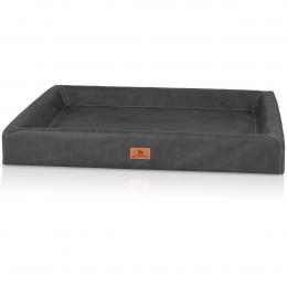 Knuffelwuff orthopädisches Hundebett Austin Schwarz XL