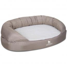 Knuffelwuff Orthopädisches Hundebett Jessy Beige M-L