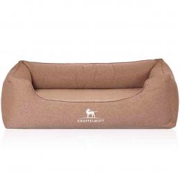 Knuffelwuff orthopädisches Hundebett Leano Hellbraun M-L
