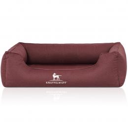 Knuffelwuff orthopädisches Hundebett Leon Rot M-L 85x63cm